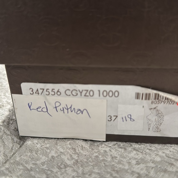 Gucci Red Python Heels - Picture 7 of 8